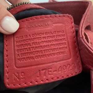 Vintage, authentic coach backpack
